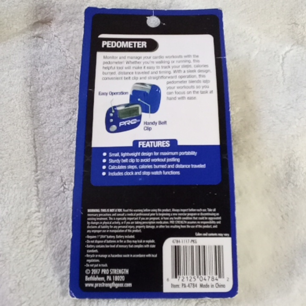 Blue Pedometer - Picture 3 of 4